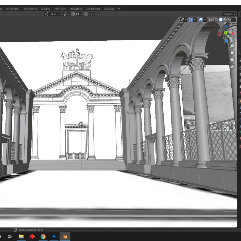 My 3D reconstruction of Diocletian’s Palace&nbsp;WIP