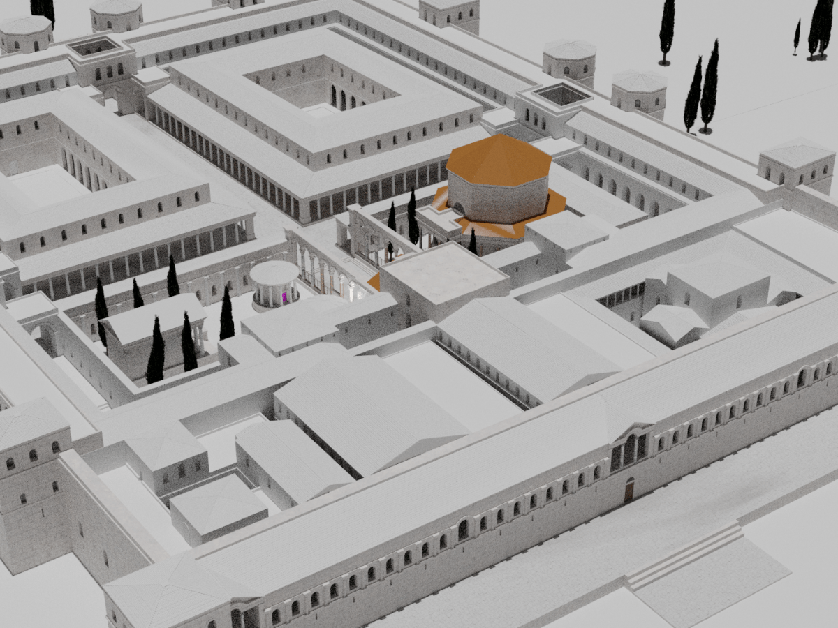 Texturing process of my 3D Palace&nbsp;model